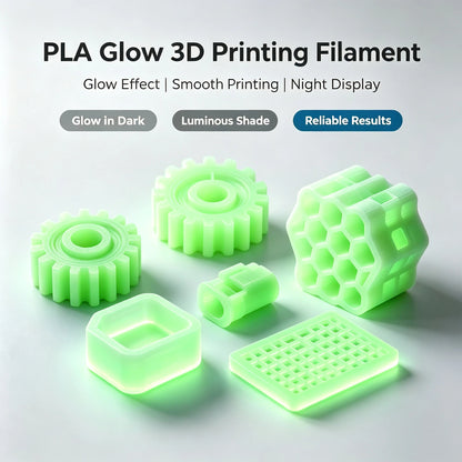 Filamento para impresora 3D que brilla en la oscuridad VANYO PLA 1KG