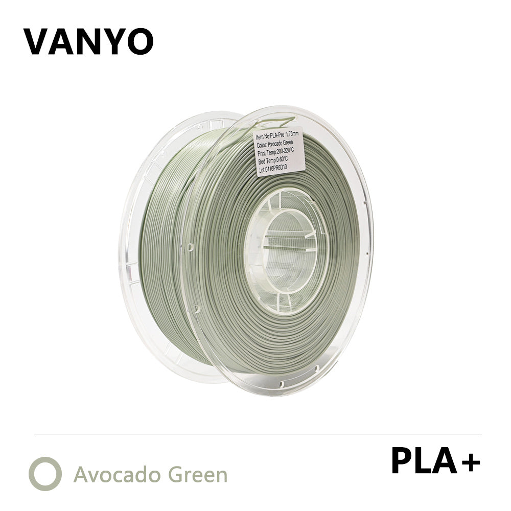 VANYO PLA+ Filament 1.75mm High Strength Chemical Resistant 3D Printer Filament