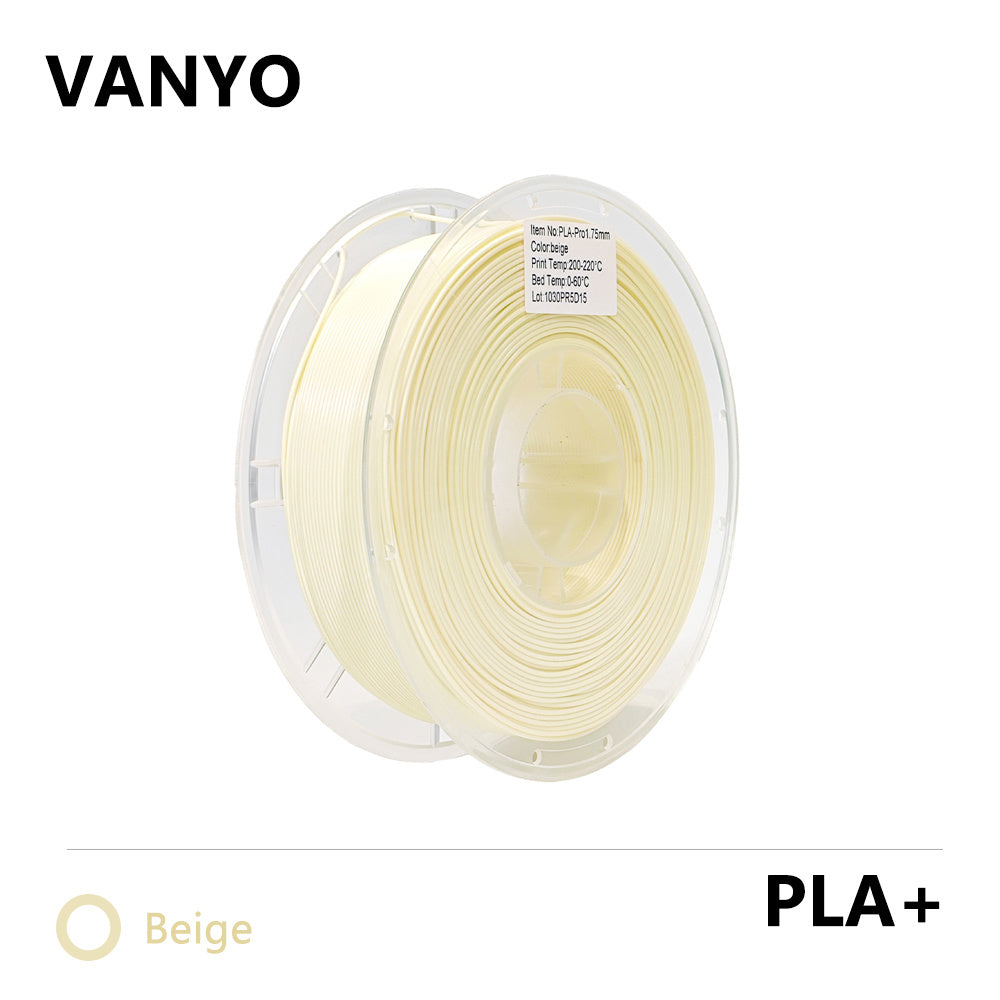 VANYO PLA+ Filament 1.75mm High Strength Chemical Resistant 3D Printer Filament