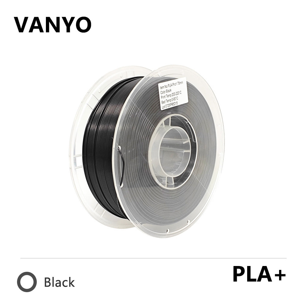VANYO PLA+ Filament 1.75mm High Strength Chemical Resistant 3D Printer Filament
