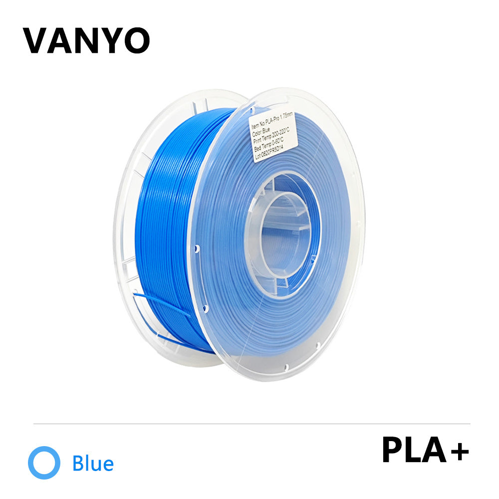 VANYO PLA+ Filament 1.75mm High Strength Chemical Resistant 3D Printer Filament