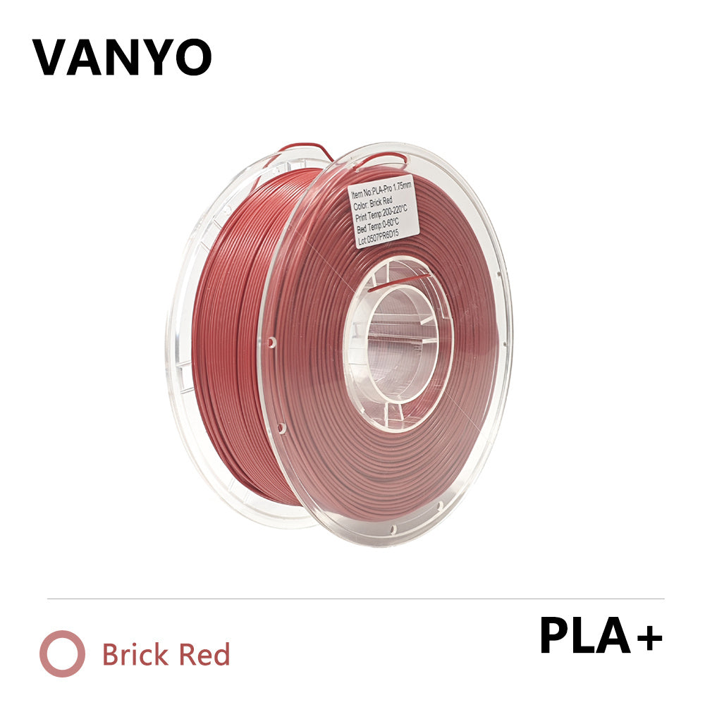 VANYO PLA+ Filament 1.75mm High Strength Chemical Resistant 3D Printer Filament