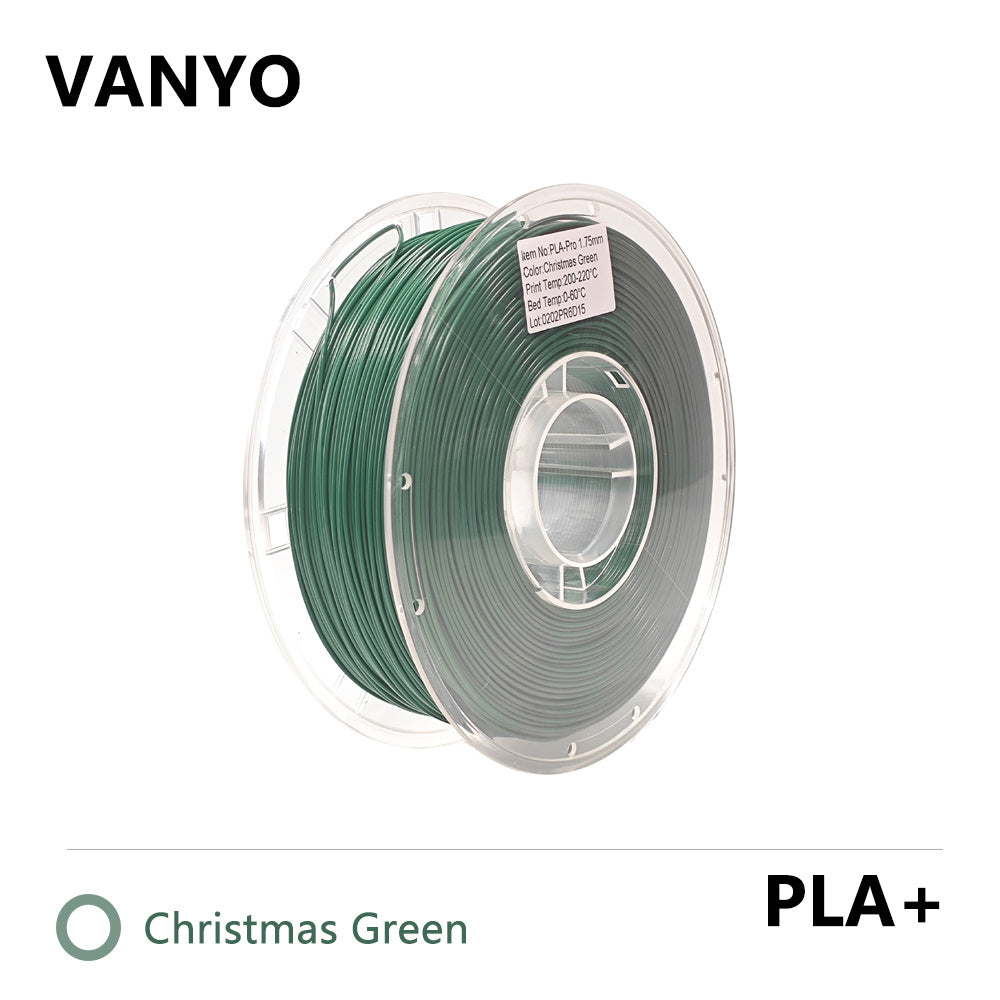 VANYO PLA+ Filament 1.75mm High Strength Chemical Resistant 3D Printer Filament