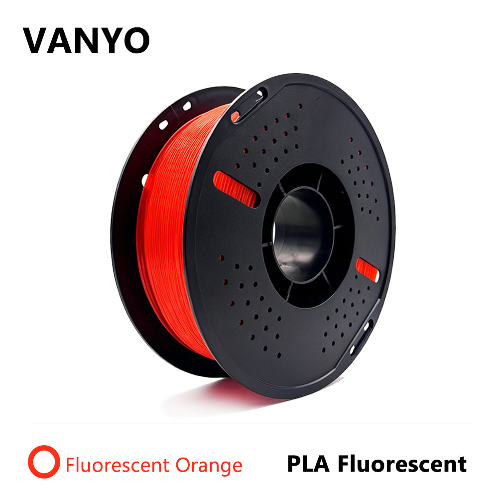 VANYO PLA Fluorescent Filament 1.75mm 3D Printer Filaments Multi-Color with 1kg Net Weight