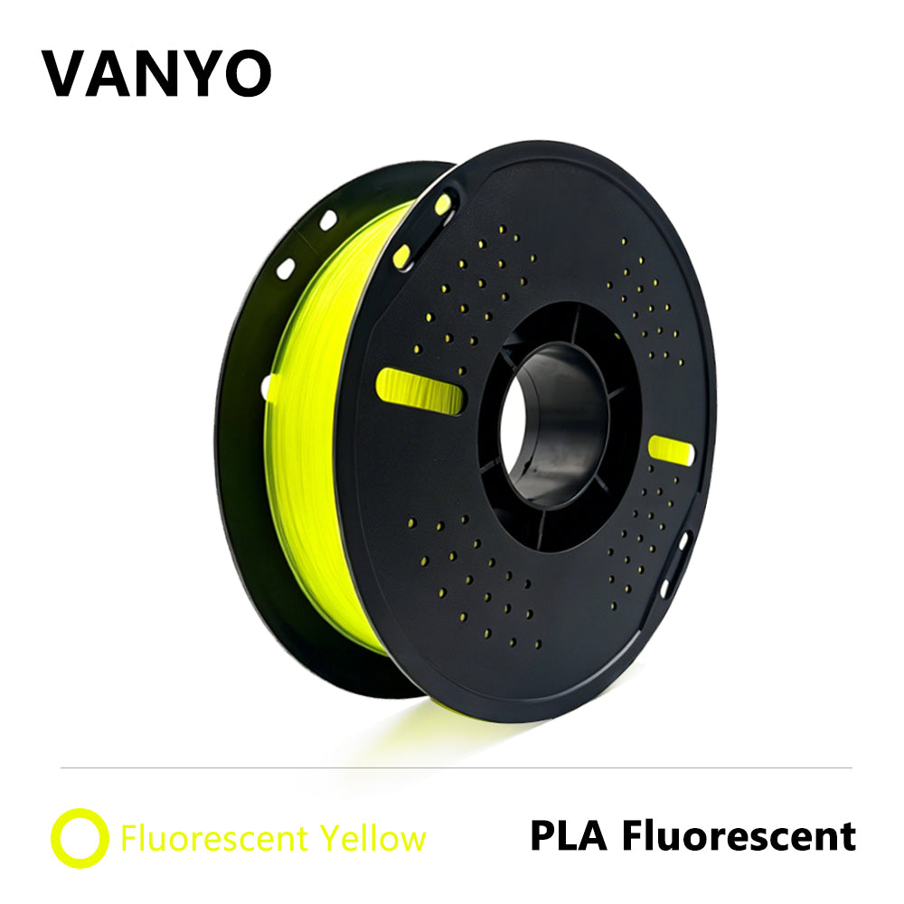 VANYO PLA Fluorescent Filament 1.75mm 3D Printer Filaments Multi-Color with 1kg Net Weight