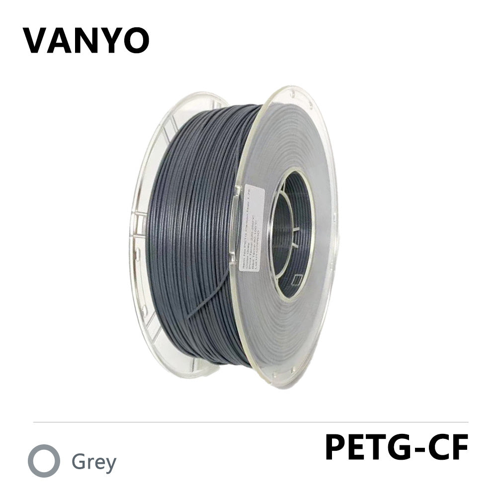 VANYO PETG-CF Filament 1kg High Strength Lightweight Composite Temperature Resistance 3D Printing Filament