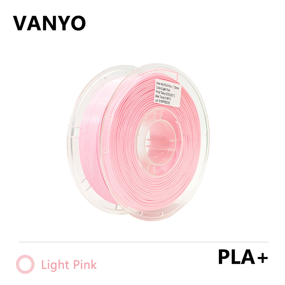 VANYO PLA+ Filament 1.75mm High Strength Chemical Resistant 3D Printer Filament