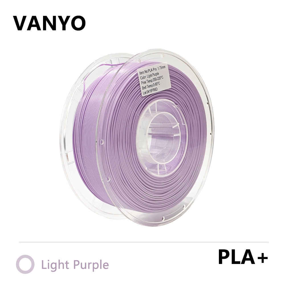 VANYO PLA+ Filament 1.75mm High Strength Chemical Resistant 3D Printer Filament