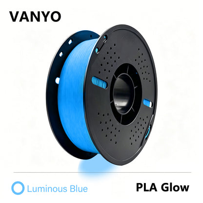 Filamento para impresora 3D que brilla en la oscuridad VANYO PLA 1KG