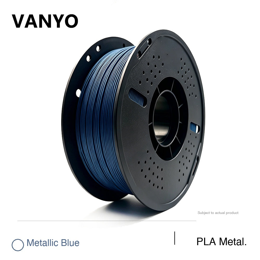 VANYO PLA Metallic 3D Printer Filament 1.75mm for FDM 3d Printing High Precision Printing Material