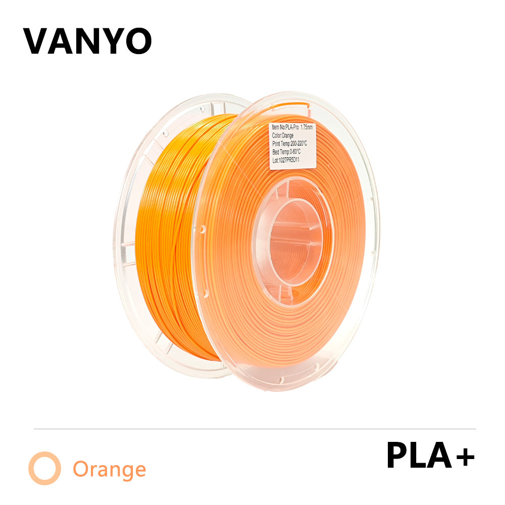 VANYO PLA+ Filament 1.75mm High Strength Chemical Resistant 3D Printer Filament