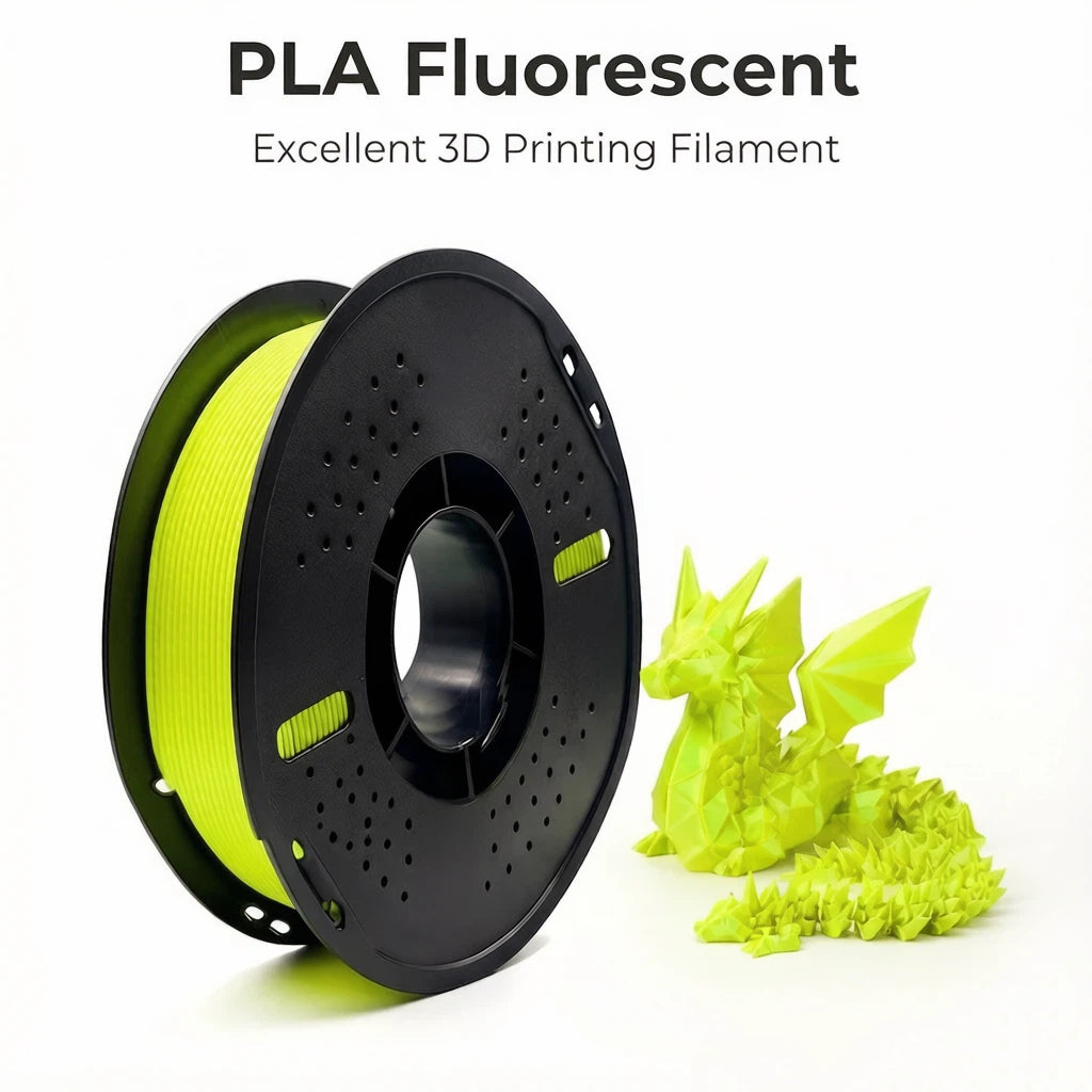 VANYO PLA Fluorescent Filament 1.75mm 3D Printer Filaments Multi-Color with 1kg Net Weight