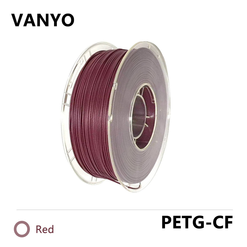 VANYO PETG-CF Filament 1kg High Strength Lightweight Composite Temperature Resistance 3D Printing Filament