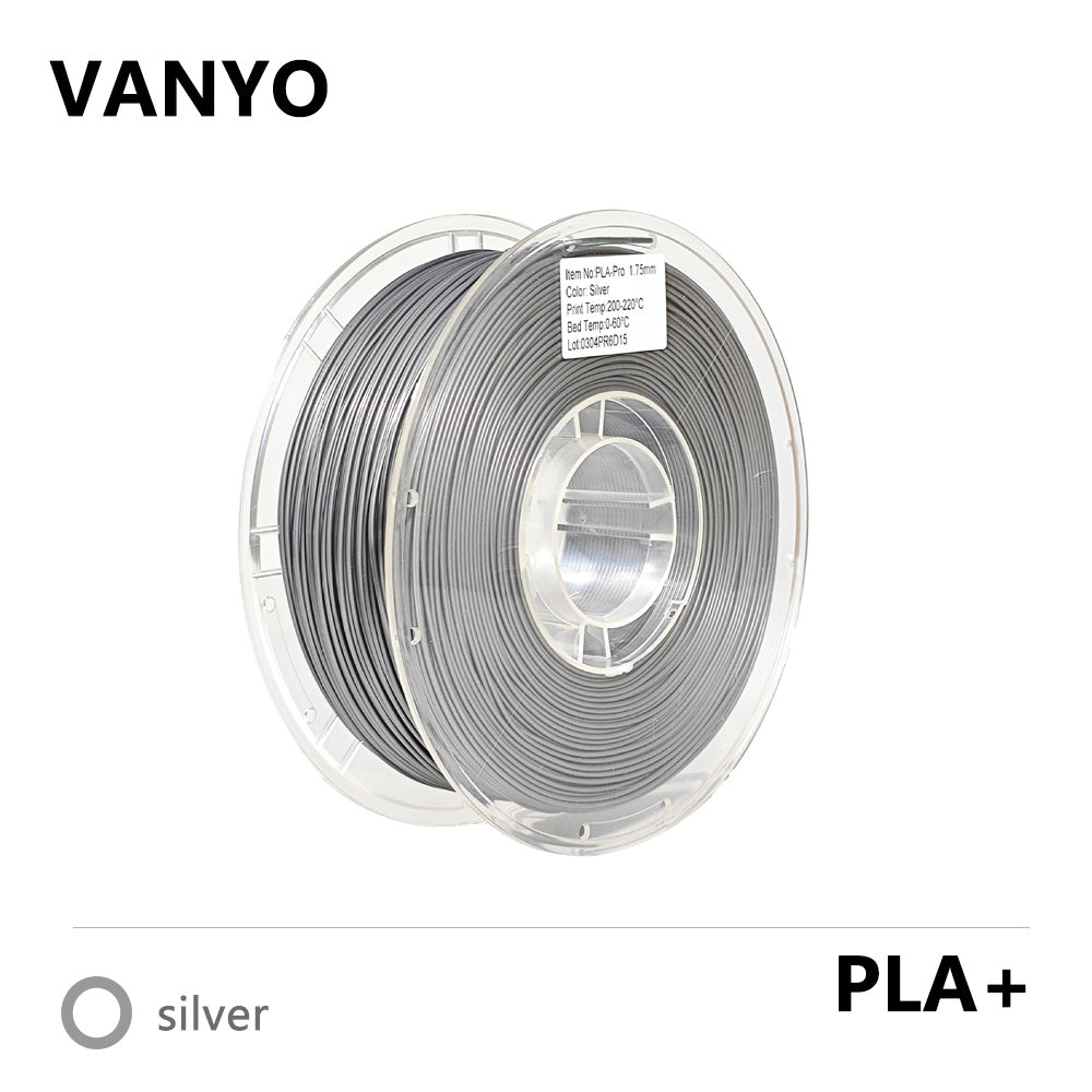 VANYO PLA+ Filament 1.75mm High Strength Chemical Resistant 3D Printer Filament