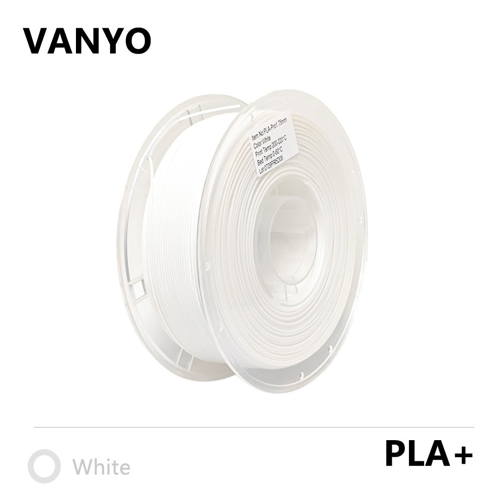 VANYO PLA+ Filament 1.75mm High Strength Chemical Resistant 3D Printer Filament