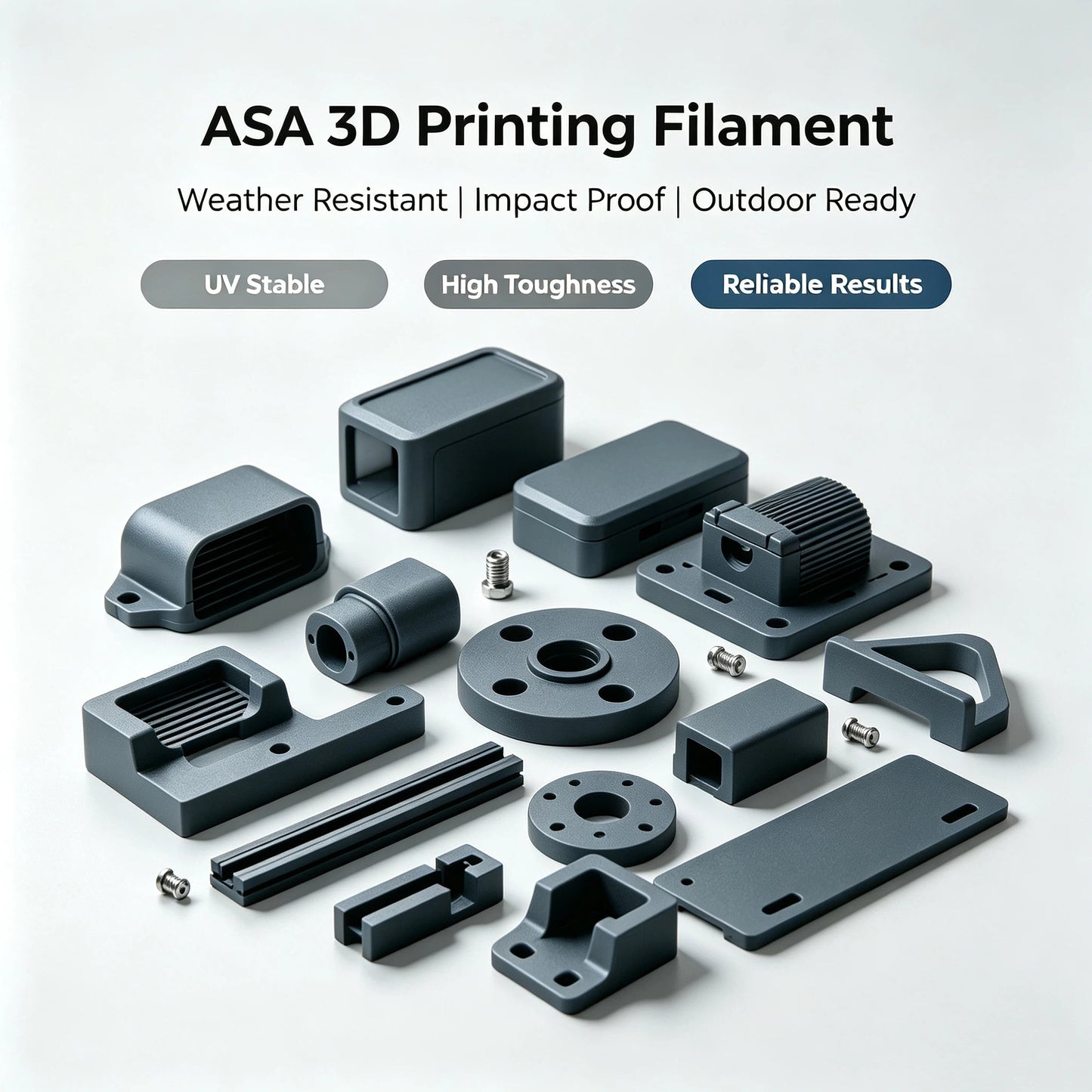 VANYO ASA Filament UV-Resistant 3D Printing Filament for Outdoor & Engineering Applications