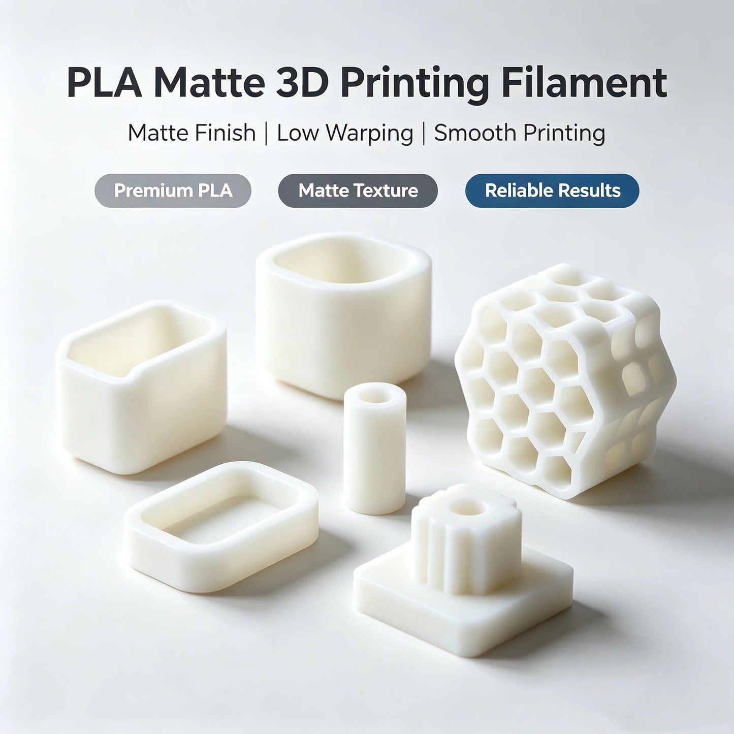 VANYO PLA Pro Matte 3D Printer Filament Good Toughness and Wear Resistance PLA Filament High Precision Filament