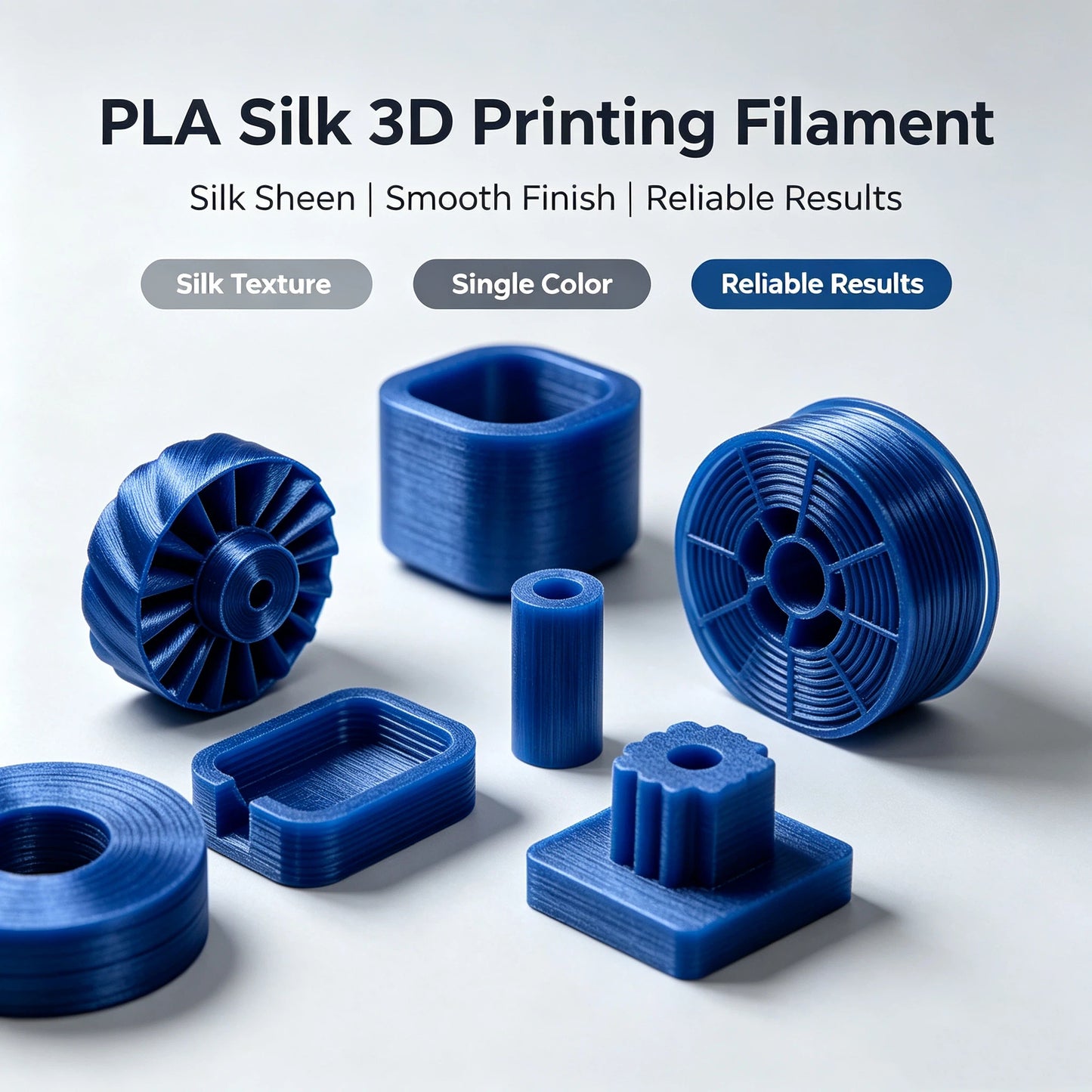 VANYO PLA Silk Premium Filament 1.75mm 1KG 3D Printer Filament for FDM 3D Printer