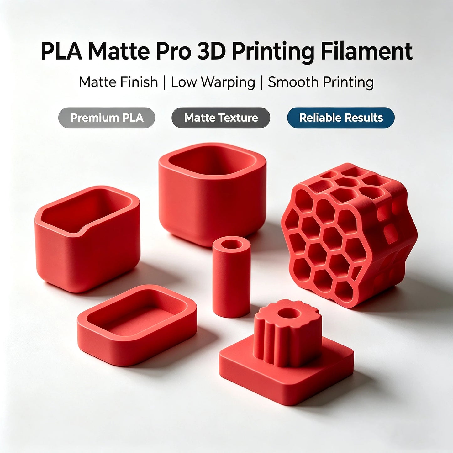 VANYO PLA Matte Pro 3D-Drucker-Filament 1 kg